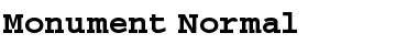 Download Monument Normal Font