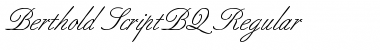 Download Berthold Script BQ Regular Font Title Preview