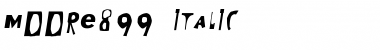 Download Moore899 Italic Font
