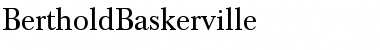 Download BertholdBaskerville Roman Font Title Preview