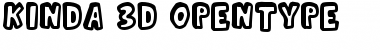 Download Kinda 3D Regular Font Title Preview