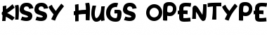 Download Kissy Hugs Regular Font Title Preview