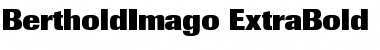 Download BertholdImago-ExtraBold Extra Bold Font Title Preview