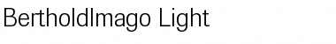 Download BertholdImago-Light Light Font Title Preview