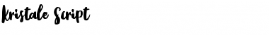 Download Kristale Script Regular Font Title Preview