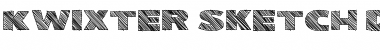 Download Kwixter Sketch Regular Font Title Preview