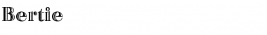 Download Bertie Regular Font Title Preview
