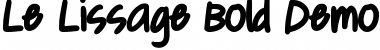 Download Le Lissage Bold Font Title Preview