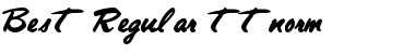Download Best Regular Font Title Preview