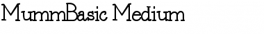 Download MummBasic Medium Font