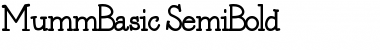 Download MummBasic SemiBold Font