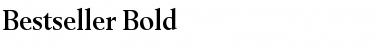 Download Bestseller Bold Font Title Preview