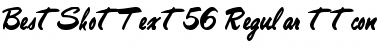 Download BestShotText56 Regular Font Title Preview