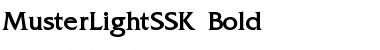 Download MusterLightSSK Bold Font