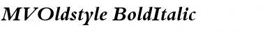 Download MVOldstyle BoldItalic Font