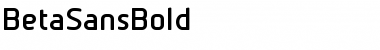 Download BetaSansBold Regular Font Title Preview