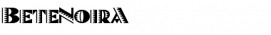 Download BeteNoirA Regular Font Title Preview