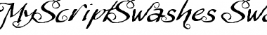 Download MyScriptSwashes Swashes Font