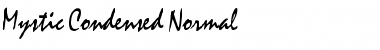 Download Mystic Condensed Normal Font