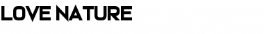 Download Love Nature Regular Font Title Preview