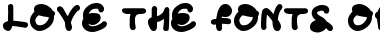 Download Love The Fonts Regular Font Title Preview