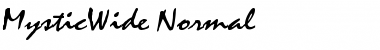Download MysticWide Normal Font