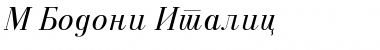 Download M_Bodoni Italic Font
