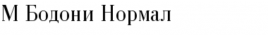 Download M_Bodoni Normal Font