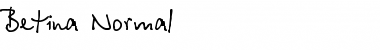 Download Betina Normal Cyrillic Font Title Preview