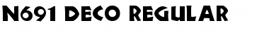 Download N691-Deco Regular Font