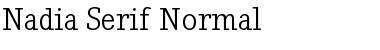Download Nadia Serif Normal Font