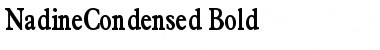 Download NadineCondensed Bold Font