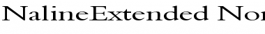 Download NalineExtended Normal Font Title Preview