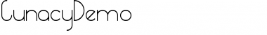 Download Lunacy Demo Font Title Preview