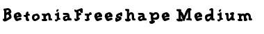 Download BetoniaFreeshape Medium Font Title Preview