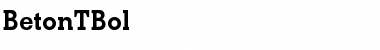 Download BetonTBol Regular Font Title Preview