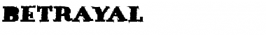 Download Betrayal Regular Font Title Preview