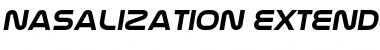 Download Nasalization Extended Bold Italic Font