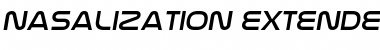 Download Nasalization Extended Italic Font