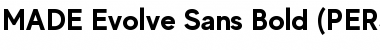 Download MADE Evolve Sans Bold Font