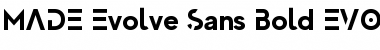 Download MADE Evolve Sans EVO Bold Font