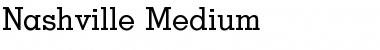 Download Nashville Medium Regular Font Title Preview