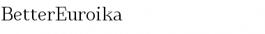 Download BetterEuroika Regular Font Title Preview