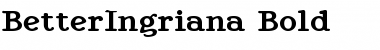 Download BetterIngriana Bold Font Title Preview