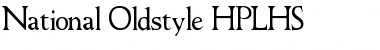 Download National Oldstyle Font