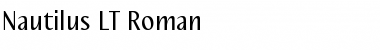Download Nautilus LT Roman Regular Font Title Preview