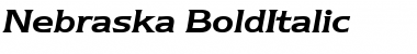 Download Nebraska BoldItalic Font