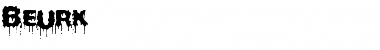 Download Beurk Regular Font Title Preview