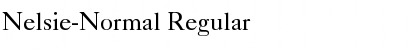 Download Nelsie-Normal Regular Font