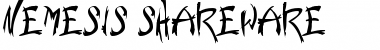 Download Nemesis Shareware Regular Font